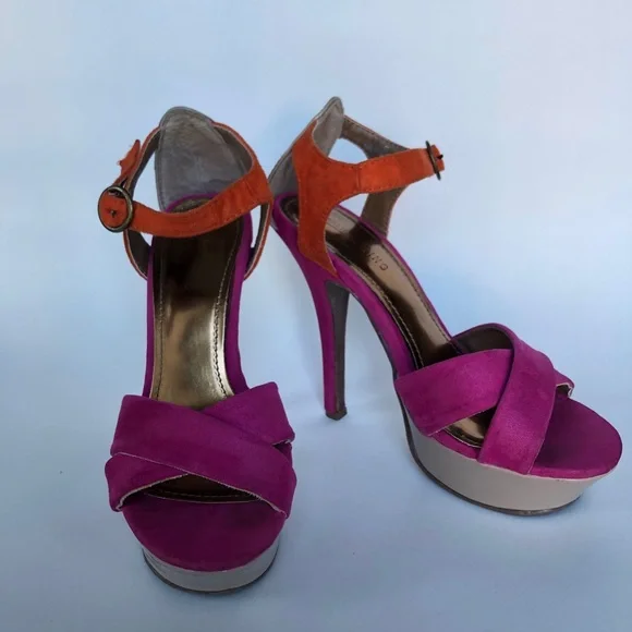 Call It Spring Colourblock Heels - Picture 3 of 5